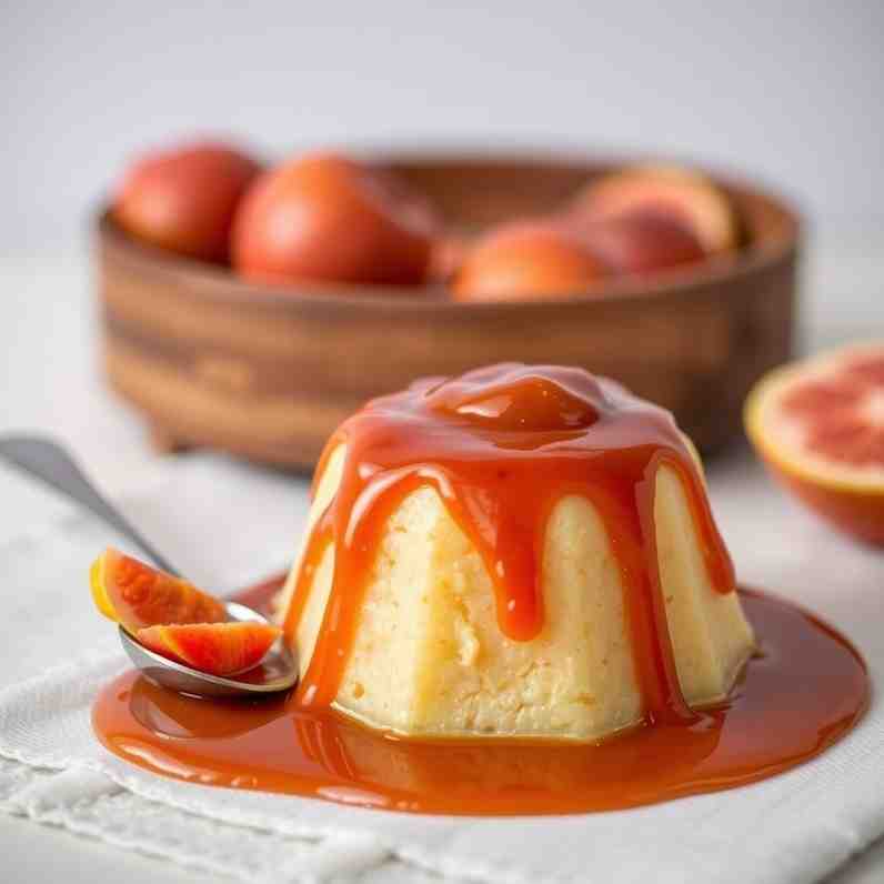 Guava Duff - Steamed Pudding with Rum Sauce